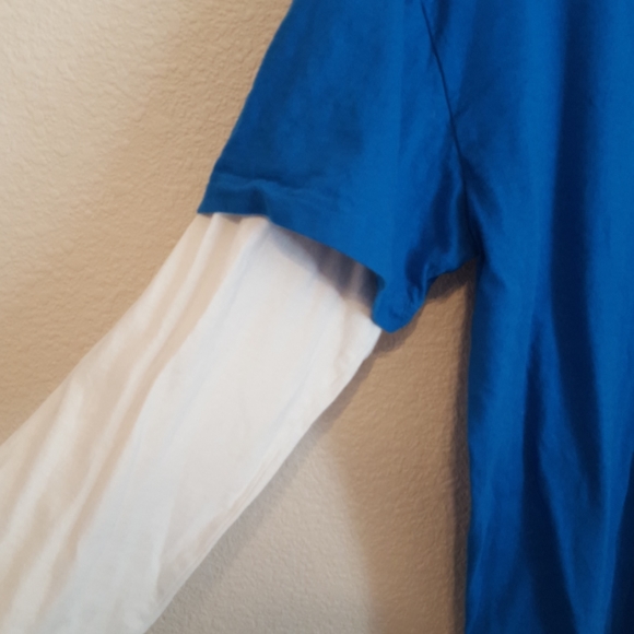 Hurley Blue Green Long Sleeve Shirt XLg - Picture 2 of 5